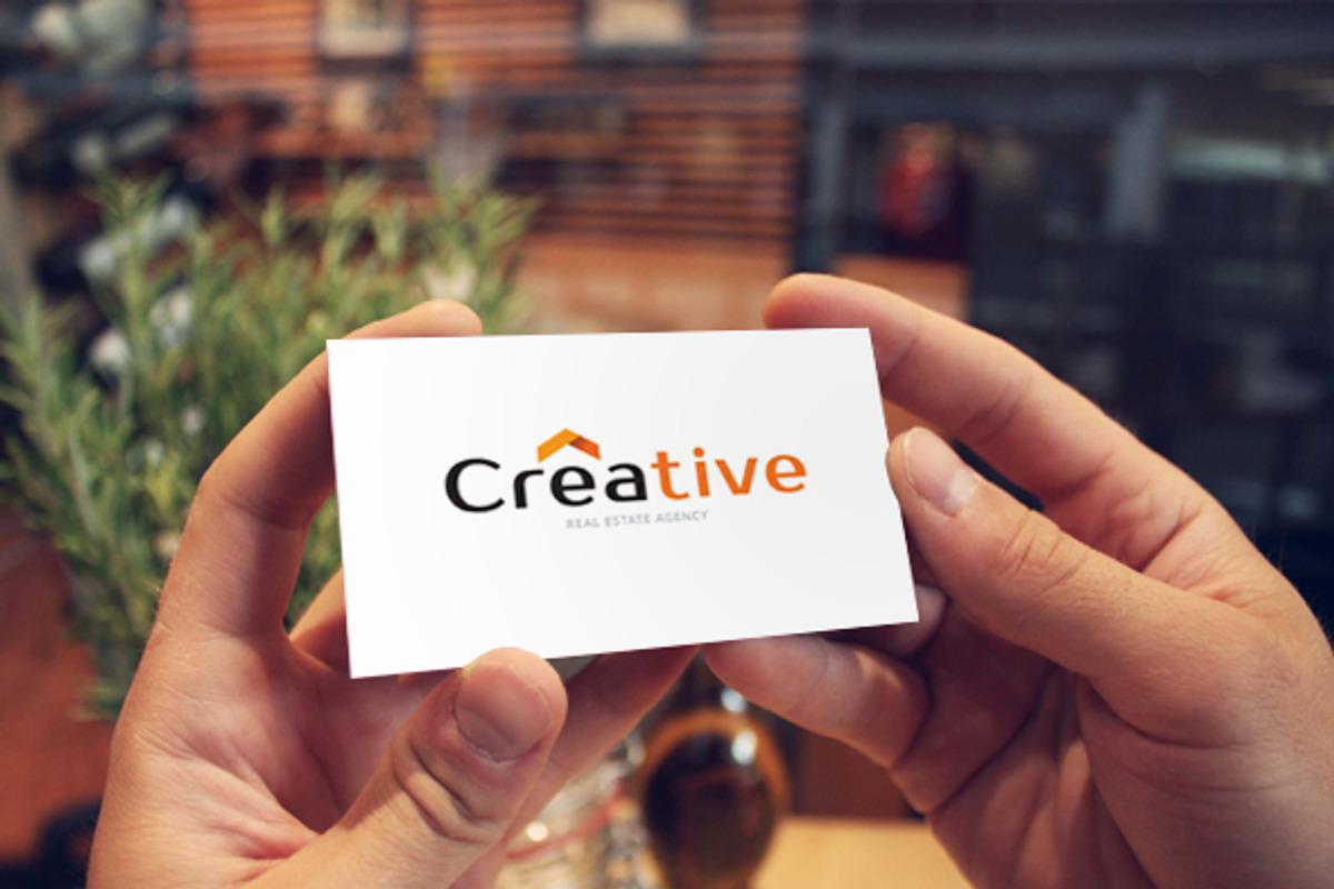 Creative - Modern 2 Color Card, a Business Card Template by KulStudio (Photo 1 of 4)