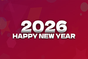 Happy New Year 2026 Photo, a Background Photo by Vectorium Studio