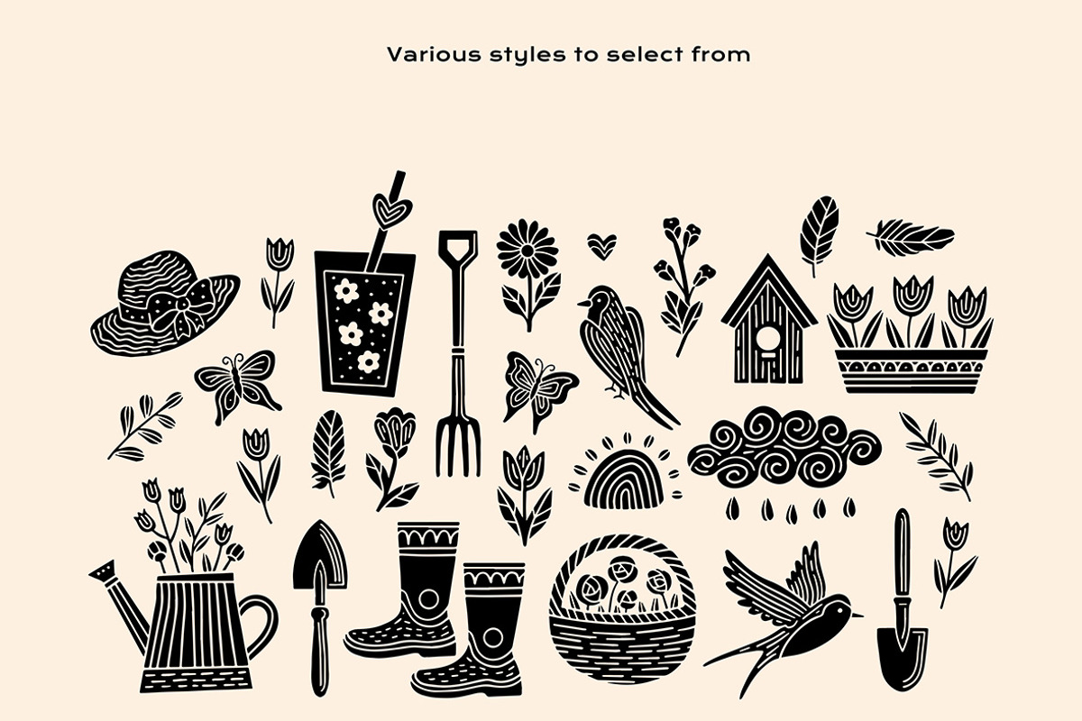 Spring Morning Clipart Bundle, a Seasonal Illustration by ClayStudio (Photo 4 of 6)