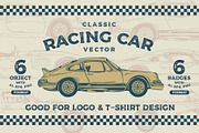 Classic Car Vector Kit, an Illustration by Dawnside Graphic (Thumbnail 1 of 4)