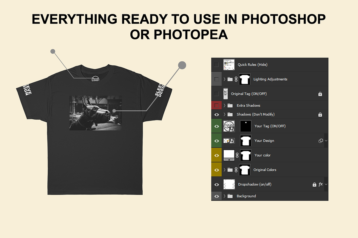Tshirt Mockup Hanes 5180, a Shirt Mockup by Infinity Mockups (Photo 7 of 8)