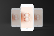 iPhone 8 Mockup, an iPhone Mockup by Nadasol (Thumbnail 2 of 4)