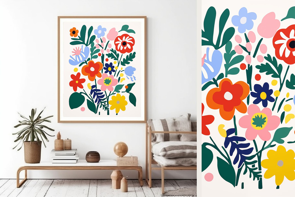 8 Matisse flower wall art print, a Decorative Illustration by ARTOZEN DIGITAL (Photo 4 of 12)