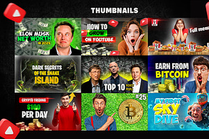 Youtube Thumbails Pack, a Templates & Theme by Hammad Arif