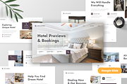 Hotel Booking Google Slide Template, a Presentation Template by MtvtdArt (Thumbnail 1 of 6)