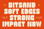 Bitsand – Bold Playful Display Font, a Sans Serif Font by roomspace creative lab (Thumbnail 7 of 10)