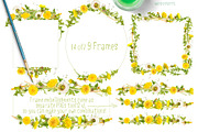 Dandelions-clipart set watercolor, an Illustration by watercolorwild.graphics (Thumbnail 3 of 11)