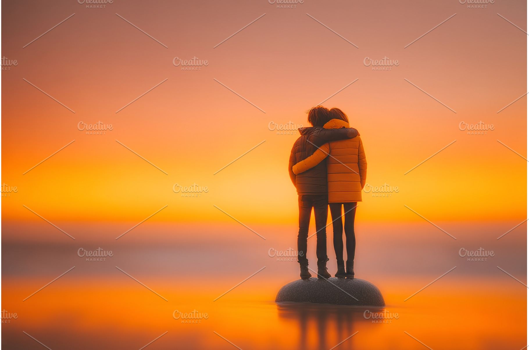 A man and woman, both hikers, are, a Person Photo by ZinetroN