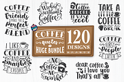 Huge Coffee SVG Bundle, a Food Illustration by HQDigitalArt (Thumbnail 5 of 15)