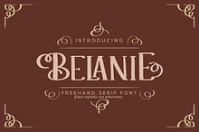 Belanie | Freehand Serif Font