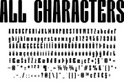 CS Monstra – Condensed Font, a Sans Serif Font by Craft Supply Co. (Thumbnail 8 of 8)