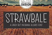 Strawbale, a Handwritten Font by Brittney Murphy Design (Thumbnail 1 of 2)