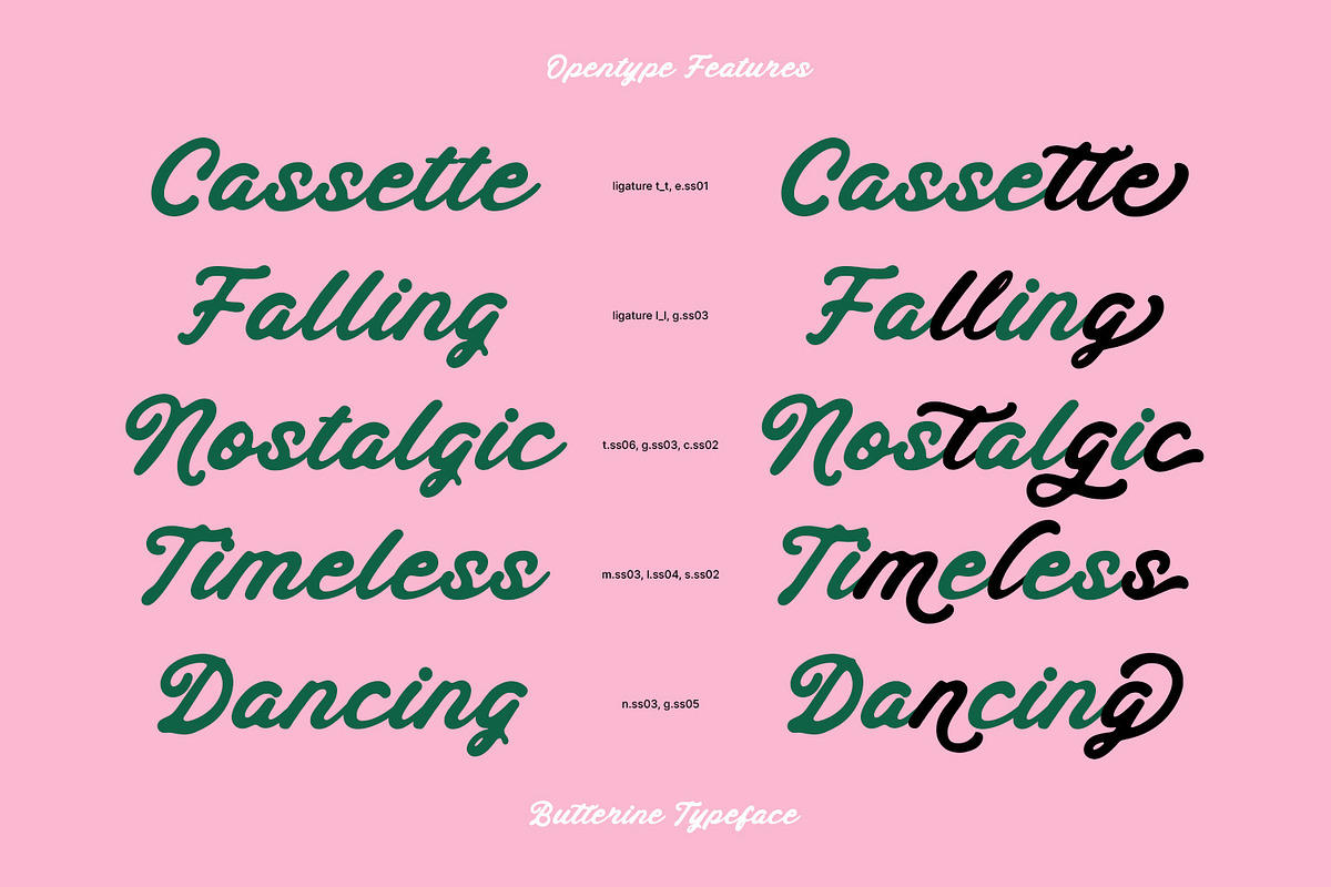Butterine, a Handwritten Font by Nathatype (Photo 8 of 11)