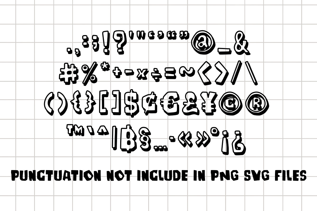 Baal Shadow OTF PNG SVG, a Symbol Font by DREAMs Soul G. (Photo 3 of 4)