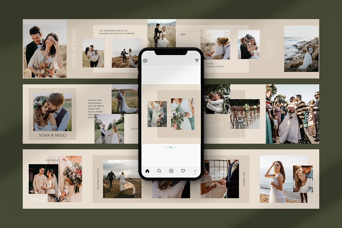Amore - Wedding Gallery Carousel, a Social Media Template by Visuel Colonie® (Photo 5 of 13)