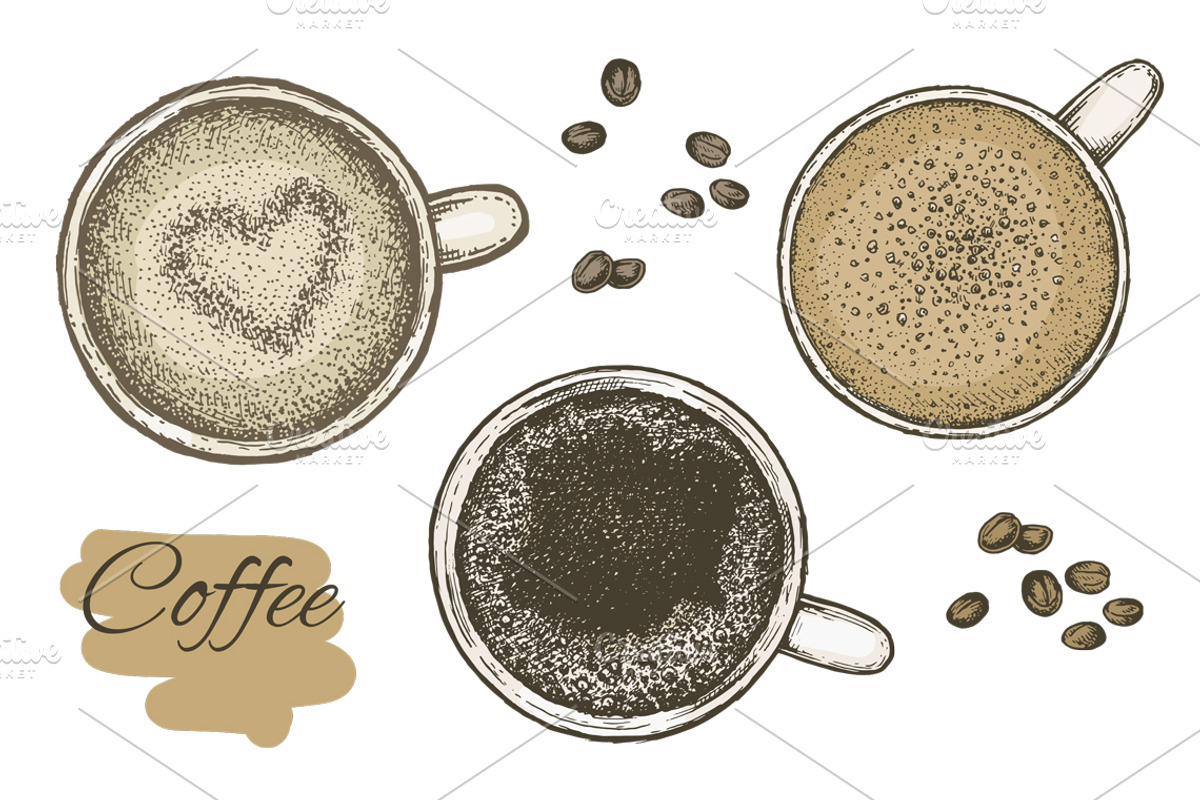 Coffee Vector Set, an Object Graphic by Eugenia Hauss Design (Photo 2 of 2)