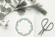 WATERCOLOR WINTER WREATH PNG, an Illustration by KruthDesign (Thumbnail 9 of 10)