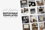 Fall Real Estate Instagram Templates, a Social Media Template by Blush Created (Thumbnail 1 of 12)