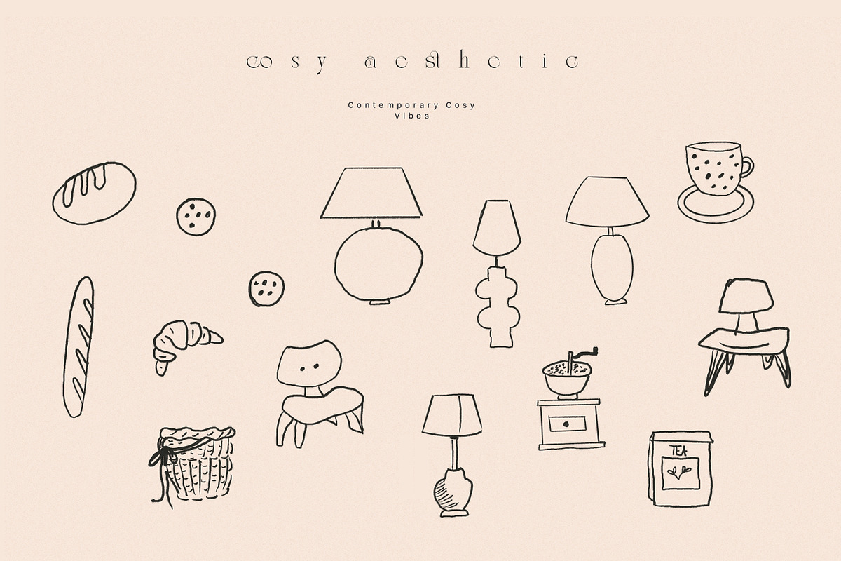 Hand Drawn Autumn Line Art Icons, an Object Graphic by Laras Wonderland (Photo 9 of 11)