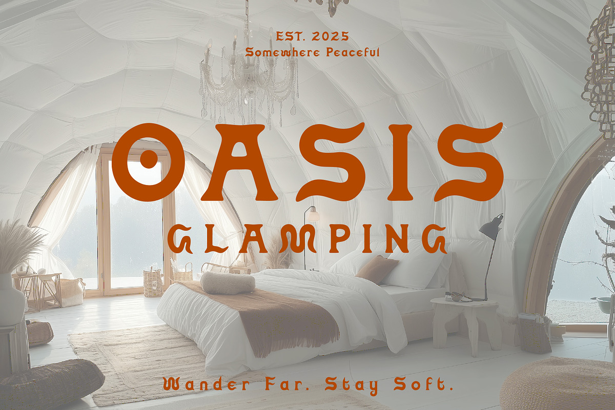 Salome Nomadic Handwritten Logo Font, a Serif Font by Struvictory.art (Photo 5 of 9)