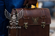 Eagle skull and crossed bones logo, a Branding & Logo Template by Atlantis X Nurman Arbai (Thumbnail 1 of 3)