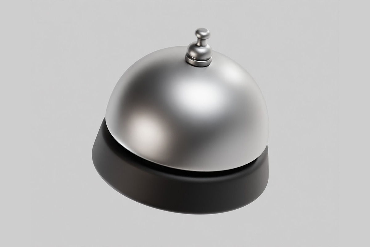 Service Bell, an Object 3D Model by fahad121 (Photo 4 of 7)
