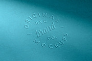 Embossed Fabric Logo Mockups, a Mockup by pixelbuddha.net (Thumbnail 4 of 8)