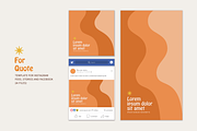 70s Social Media Set, a Social Media Template by designerbianca (Thumbnail 4 of 8)