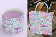 Flamingo Seamless pattern, a Pattern Graphic by Alena Lazareva (Thumbnail 8 of 10)