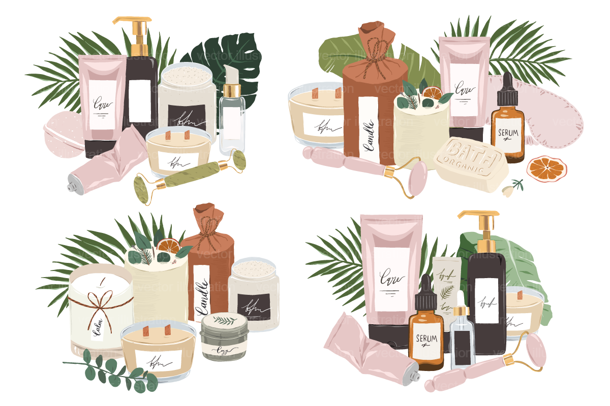 Skincare, gadgets, wellness art, an Illustration by Fave Brush (Photo 2 of 5)