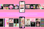 Pastel Neon Instagram Templates, a Social Media Template by SunshineStudioBoutique (Thumbnail 10 of 10)