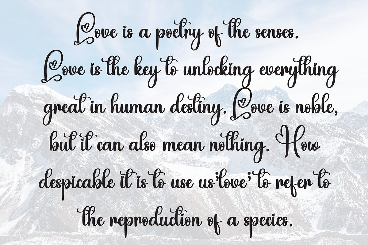 Candy | Script Font, a Handwritten Font by Scratchones (Photo 6 of 9)
