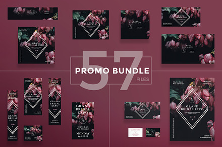 Promo Bundle | Bridal Expo, a Poster Template by Amber Graphics