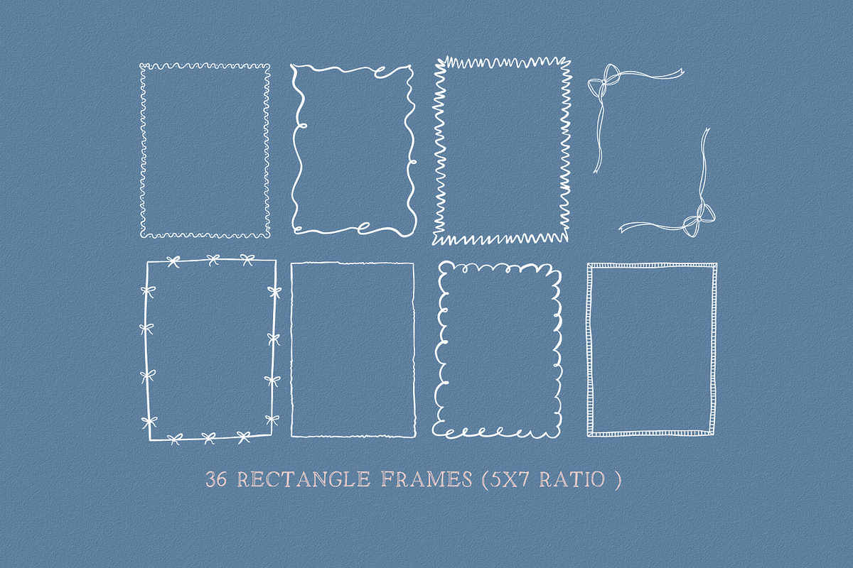 36 Whimsical Hand-Drawn Borders, an Object Illustration by Design by Laney (Photo 9 of 13)