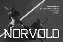 Norvold – Slab Serif Sport Typeface