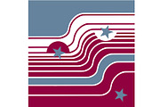 Sporty Wine and Grey Stripe, a Background Graphic by Sharon Schwalbe (Thumbnail 5 of 6)