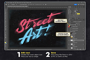 Spray Paint Text Effects, a Layer Style Add-On by Andrew Skoch Design (Thumbnail 2 of 9)