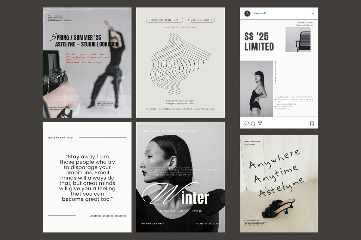 Astelyne • Instagram Template Kit, a Social Media Template by rainbojelia (Photo 5 of 8)
