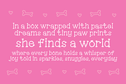 Bonelov – Lovely Bone Shaped Font, a Font by TypeTasty Font (Thumbnail 9 of 9)
