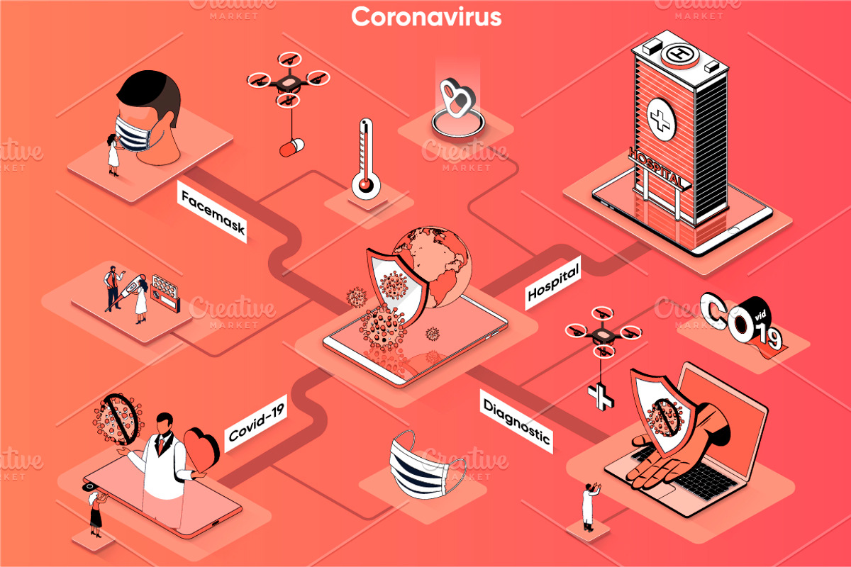 Isometric 3D Vector Illustrations, a Templates & Theme by alexdndz (Photo 7 of 32)