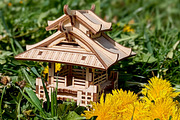 Asian Plant House - Laser Cut File, an Object Graphic by VectorPainter (Thumbnail 6 of 15)