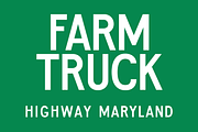 Roadway Country - Highway Font, a Sans Serif Font by Viswell (Thumbnail 7 of 10)