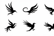 Flying Bird Silhouette Bundle, an Illustration by jahid234 (Thumbnail 5 of 10)