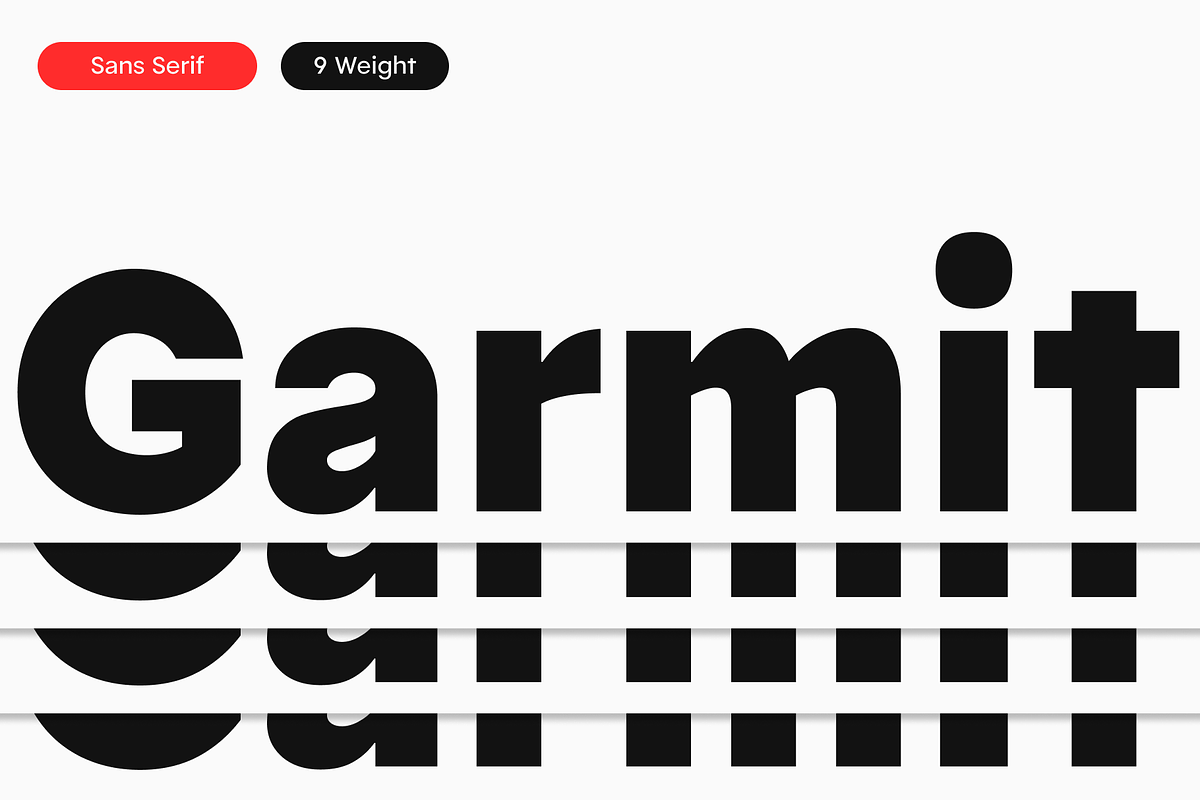 Garmit Family Font, a Sans Serif Font by Fitrah Type (Photo 1 of 10)