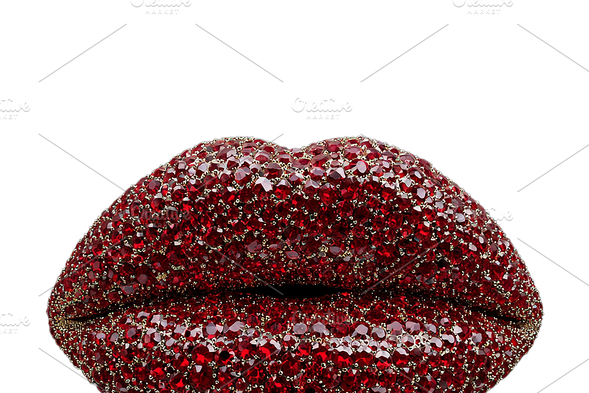 Red Diamond Lips and Lipstick PNG, an Object Graphic by Watercolor_Vector Graphic (Photo 14 of 14)