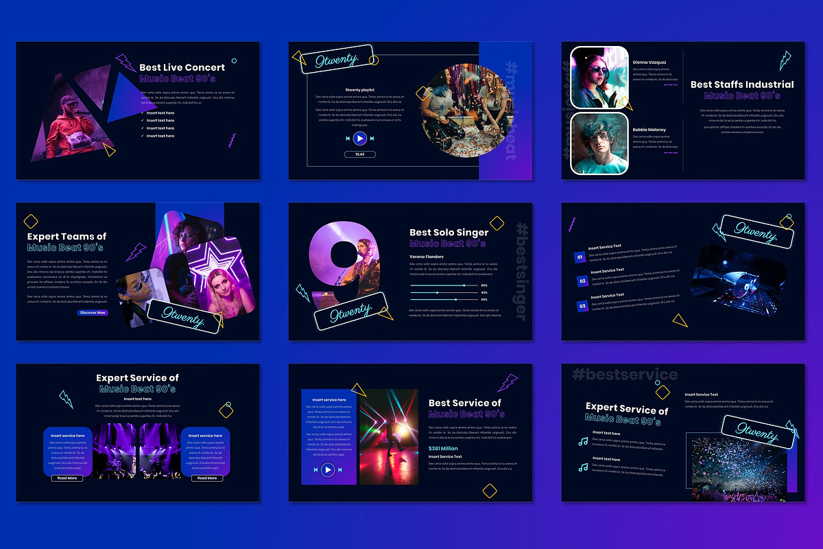 9Twenty - Music Industrial Keynote, a Presentation Template by Dhabee (Photo 3 of 6)