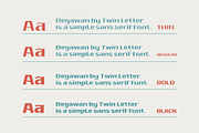 Begawan, a Sans Serif Font by twinstd (Thumbnail 2 of 11)