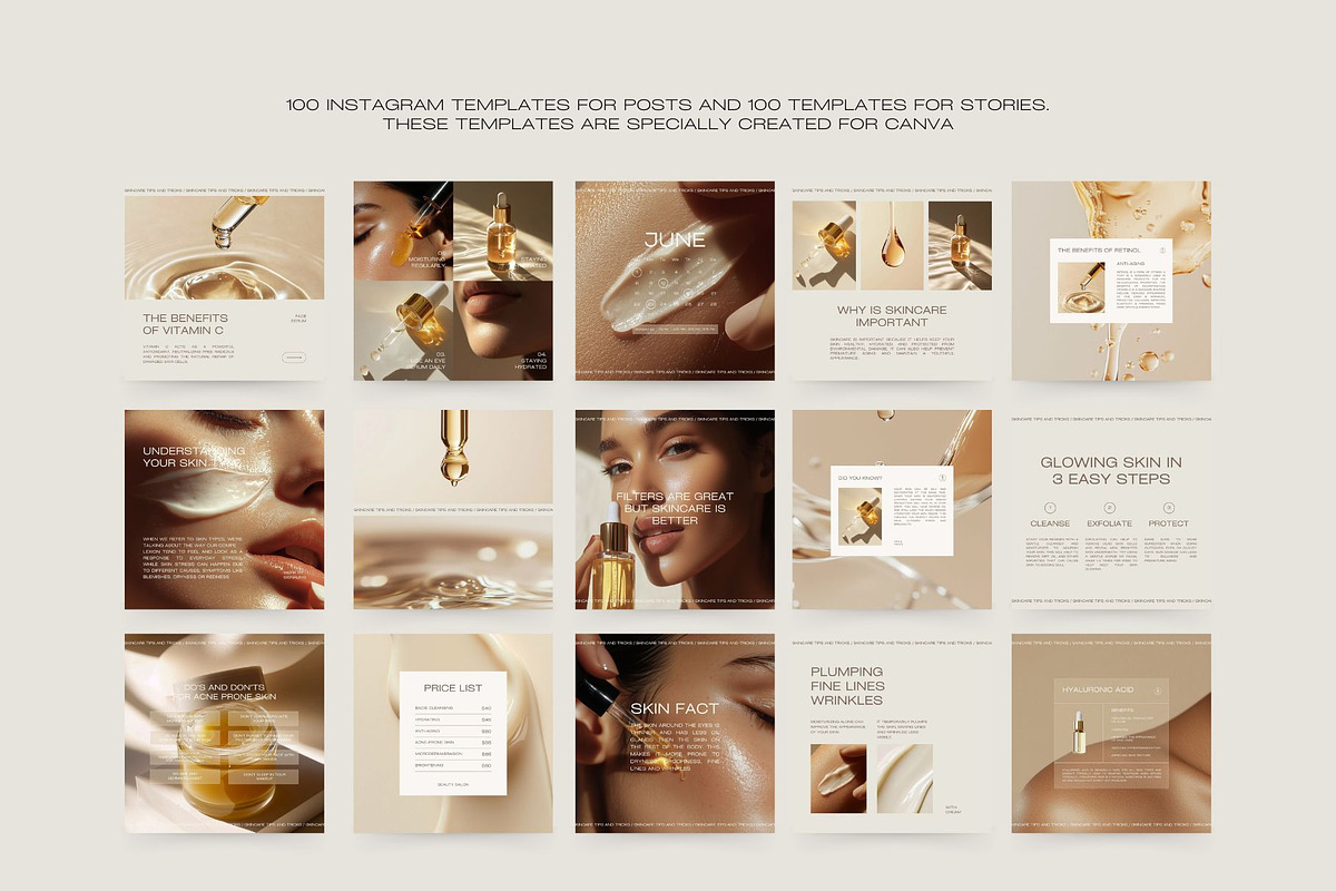 800 Beauty Instagram Content Kit, a Social Media Template by Instprofi | Studio Estimo (Photo 21 of 26)