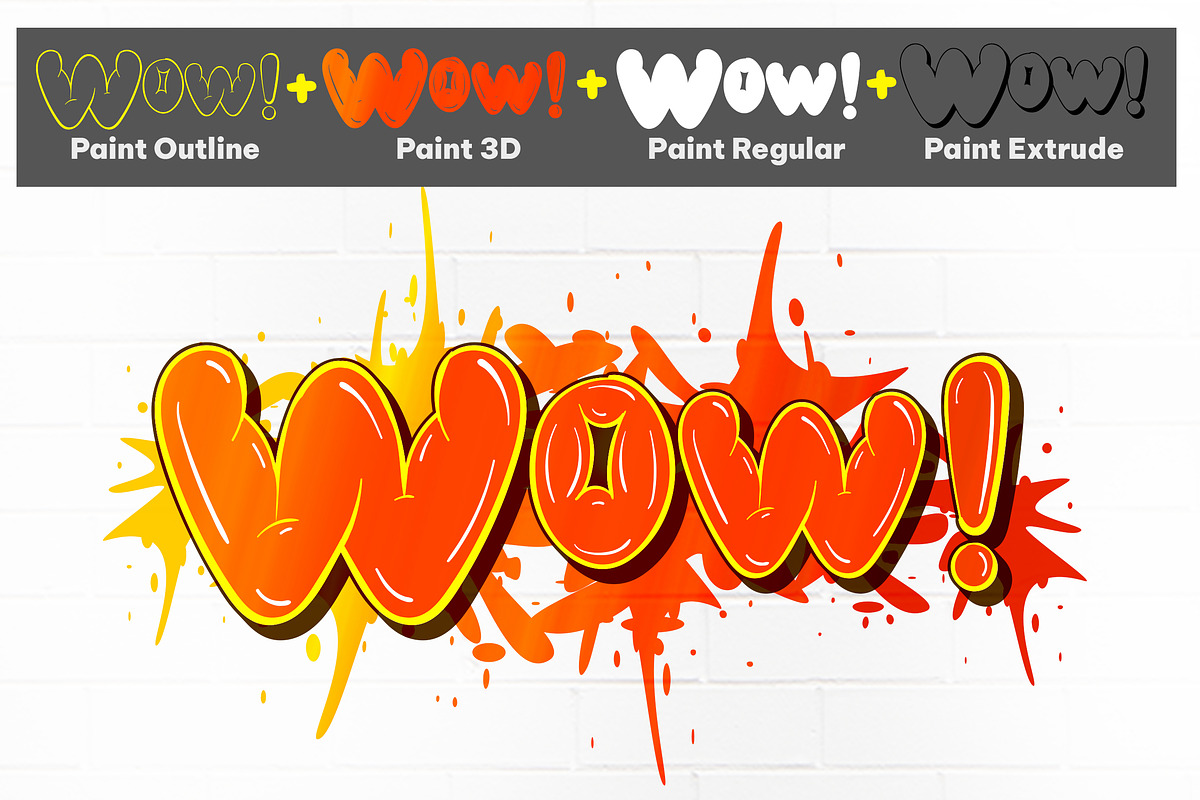 Paint - Graffiti Display Font, a Font by Fontcastle (Photo 3 of 8)