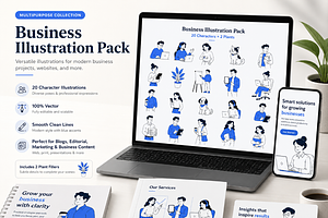 Business Illustration Asset Pack
